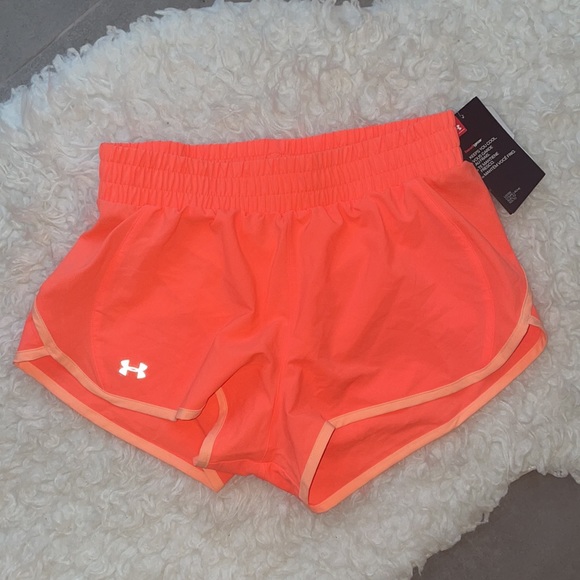 NWT Under Armour London Orange Reflective Shorts Sz Small - Picture 4 of 12